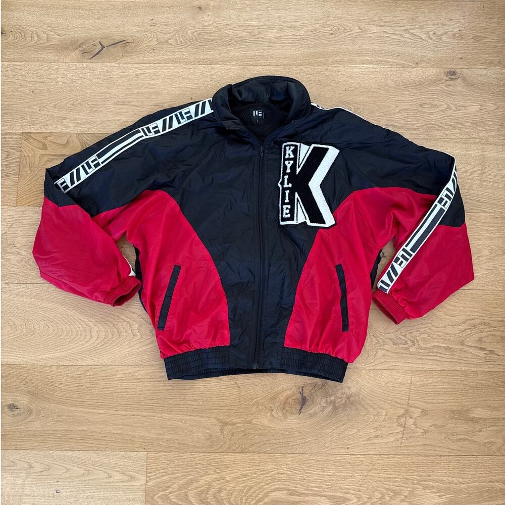 LF Stores - Kylie Windbreaker Jacket in Red Black & White